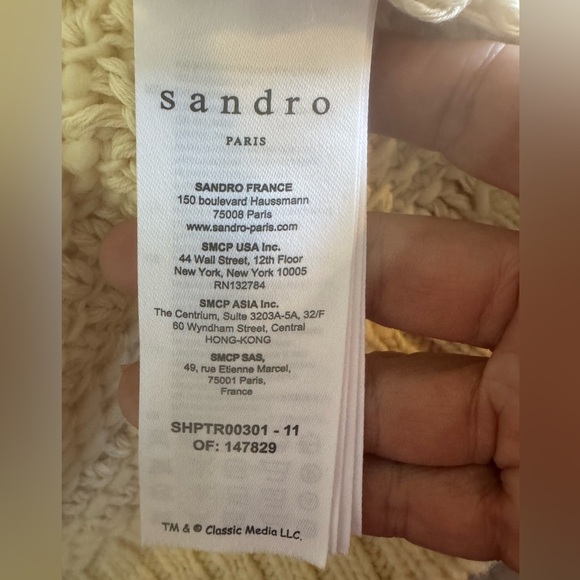 Sandro - Oversize Cotton/Wool Sweater PTP 24” (520usd) - Picture 11 of 12